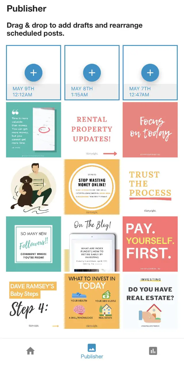 tailwind app instagram